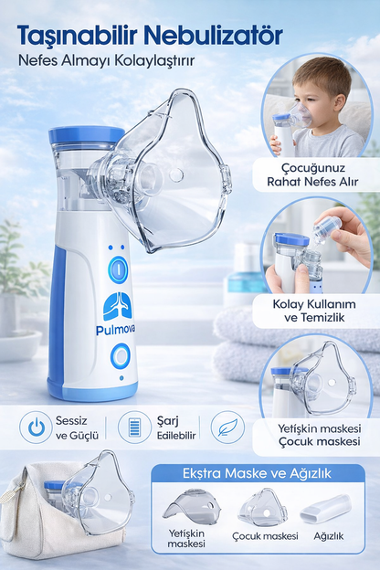 Çantalık Nebülizatör