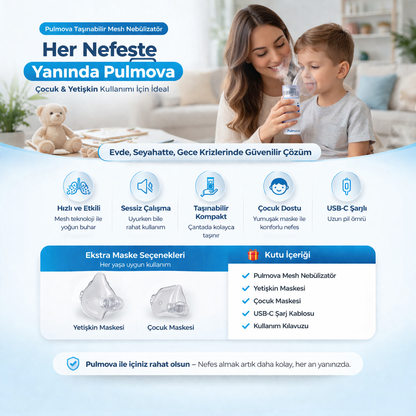 Çantalık Nebülizatör