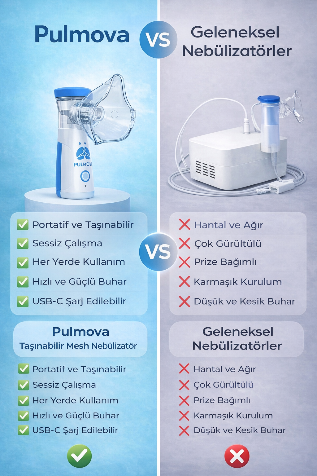 Çantalık Nebülizatör