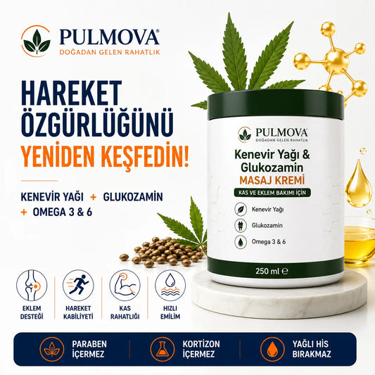 Pulmova Kenevir Yağı Masaj Kremi